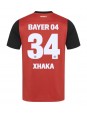 Bayer Leverkusen Granit Xhaka #34 Replika Hemmakläder 2024-25 Kortärmad